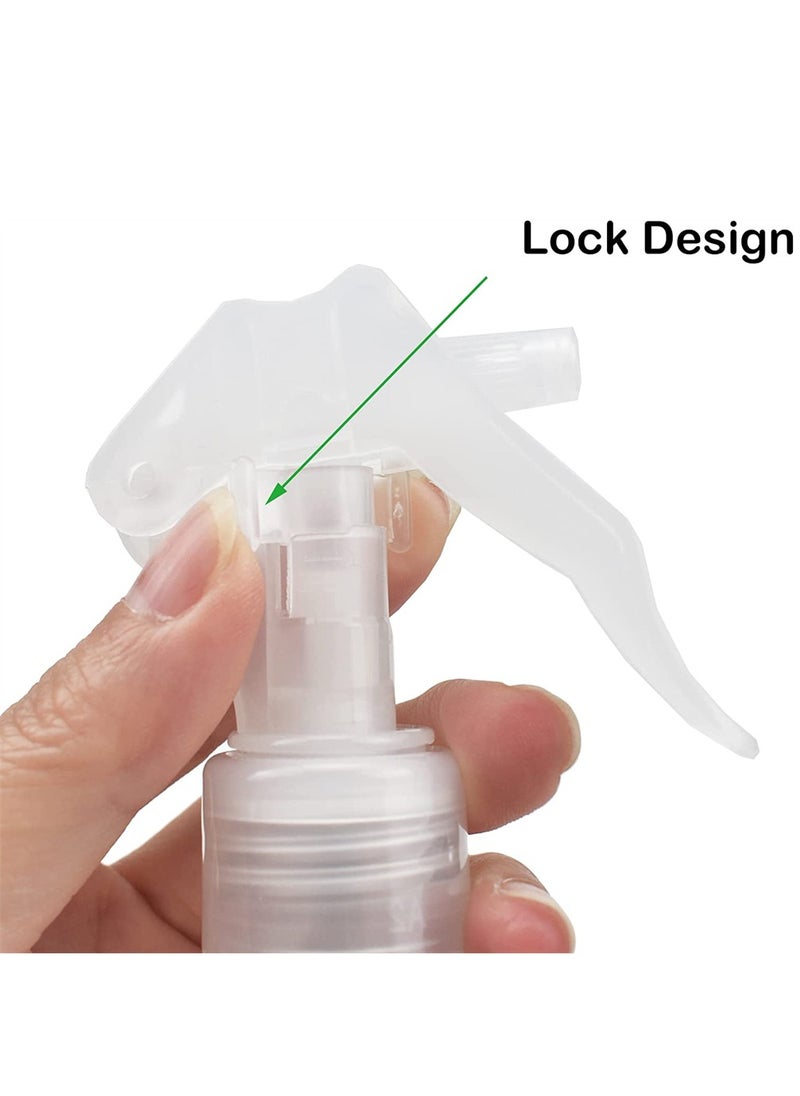 SYOSI - 200ML Water Spray Bottles, Plant Mist Clear Empty Plastic Sprayers for Gardening, Cleaning, Air Freshening, Hair, Essential Oil, Durable Trigger Sprayer, Refillable (2 Pcs) - Image 1
