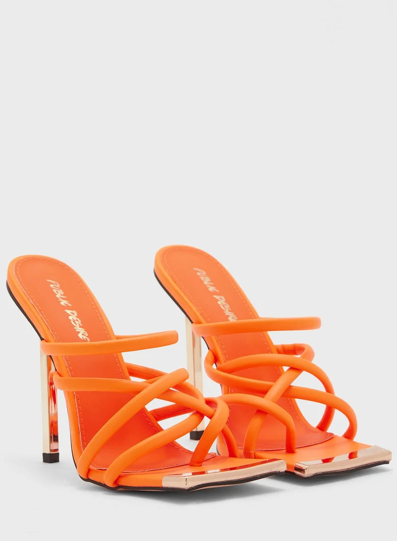 PUBLIC DESIRE Coincidence High Heel Sandals