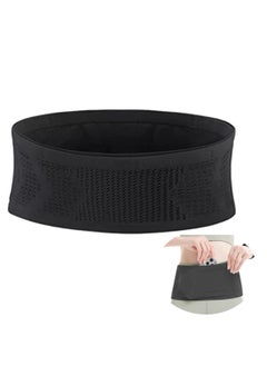 Running Belt, Running Funny Pack for Phone, Moisture Wicking Storage Belt Bag for Walking Travel Sports Hiking Workout Women Men 4 Large Security Pockets