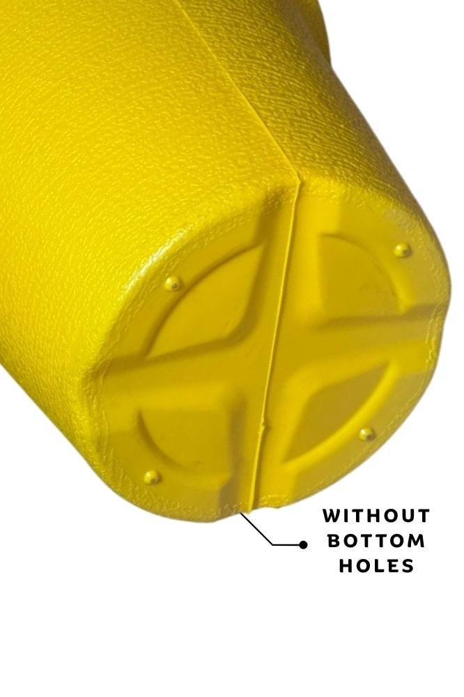 إس إن إتش وعاء زهور بلاستيكي متين - حاويات نباتات متعددة الاستخدامات للاستخدام الداخلي والخارجي، مثالي للاستخدام في البستنة والحضانة، مقاس صغير 16 بوصة - لون أصفر - Image 4