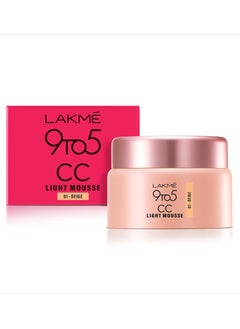 LAKME Lakme 9to5 CC Light Mousse with Vitamin E & a Hint of Foundation 25gm  - Image 1