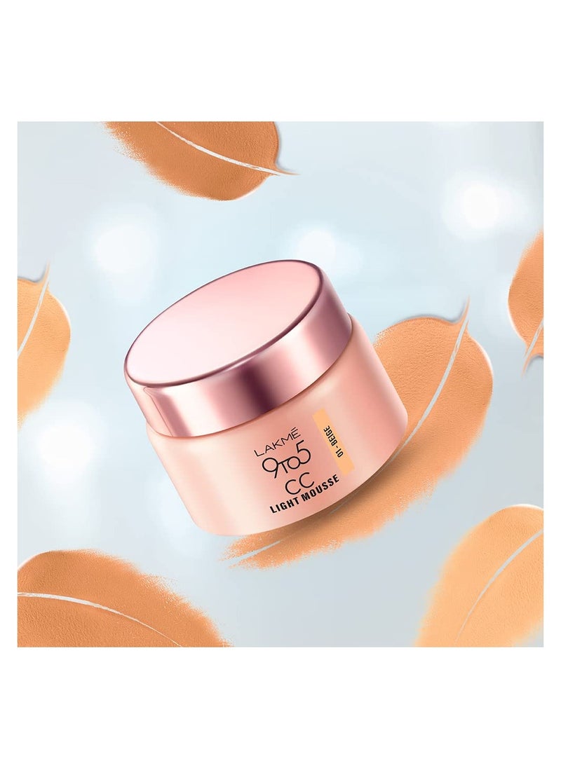 LAKME - Lakme 9to5 CC Light Mousse with Vitamin E & a Hint of Foundation 25gm - Image 1