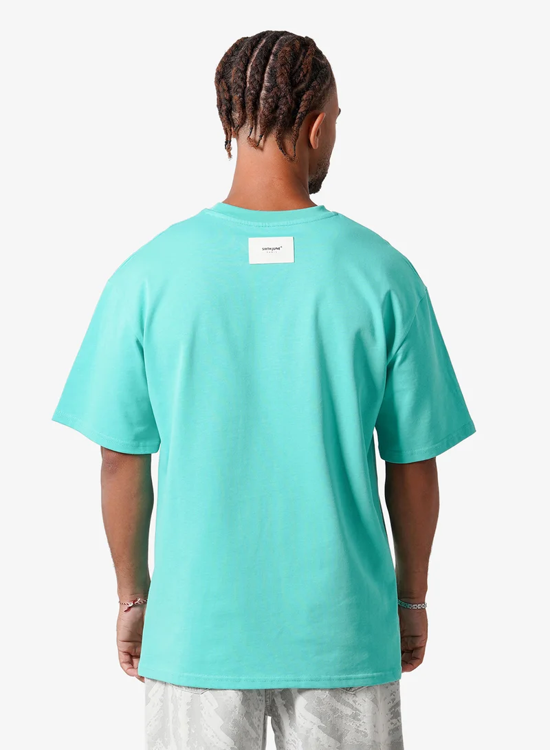 Sixth June 6 Heart Embro Reg Ss Tshirt