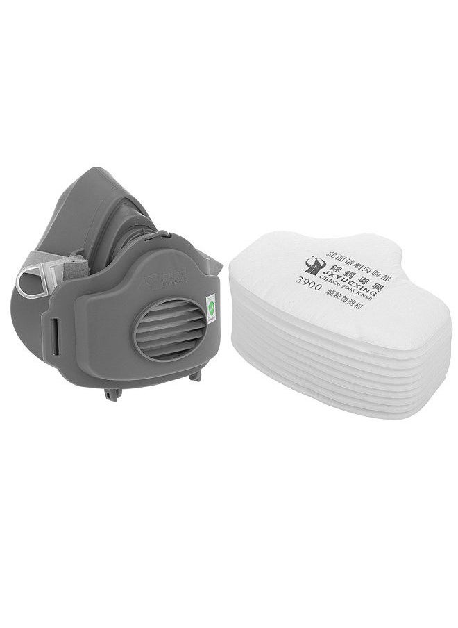 JXYUEXING JXYUEXING Anti Dust Respirator Filter Gas Mask Set Chemical Anti-dust Masks Industrial Paint Spraying Protective Mask Workplace Safety  - Image 1