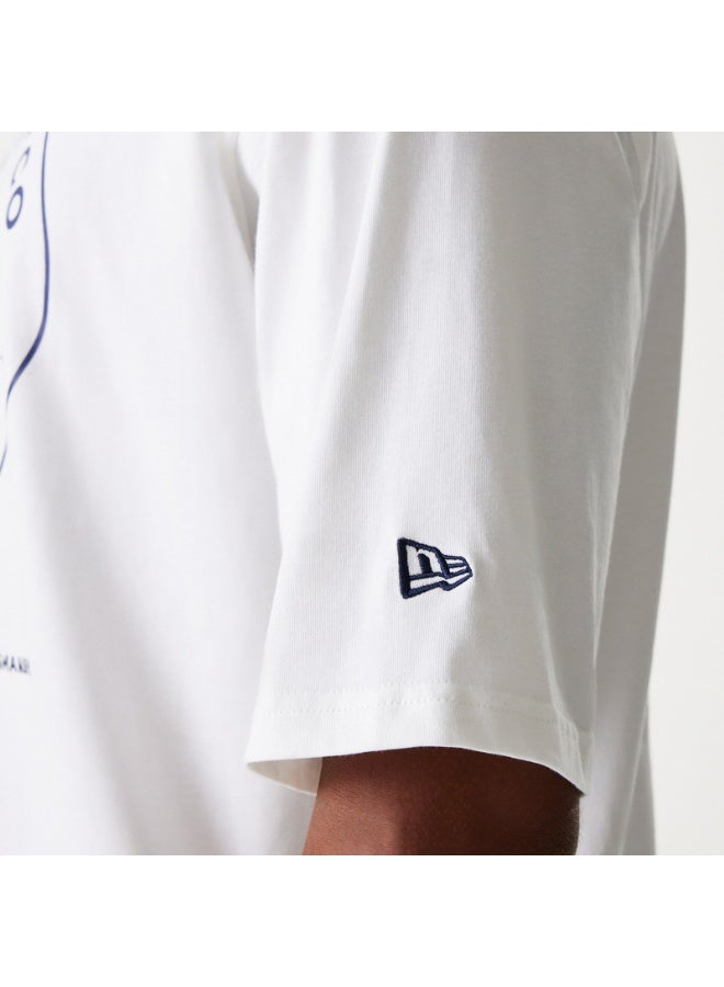 NEW ERA تي شيرت NE CREST GRPHC OS NEWERA أبيض - Image 3