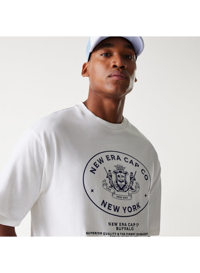NEW ERA تي شيرت NE CREST GRPHC OS NEWERA أبيض - Image 2