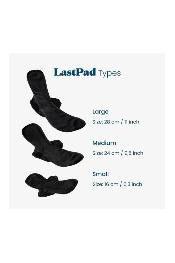 LastObject Lastpad Reusable Pads Large (Black) 1unit - Image 3