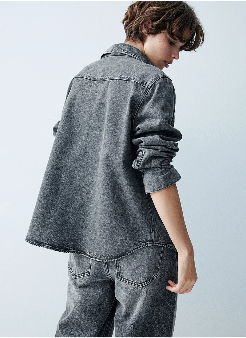 اتش اند ام Denim Shirt