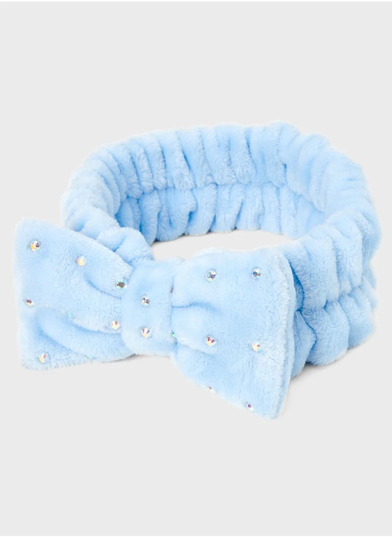 Claires Blue Bow Headwraps, Savings 30%