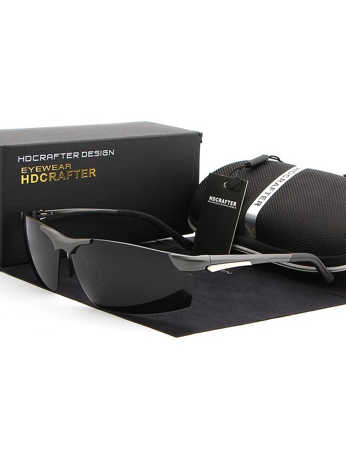 HDCRAFTER Men's Frame Night vision Surround Driving Sunglasses - Image 1