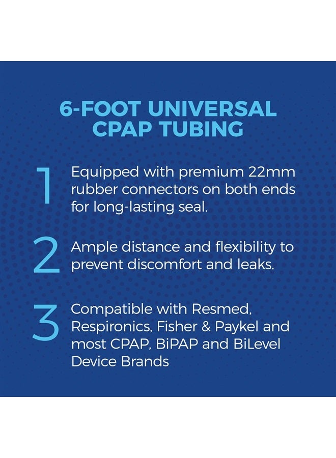 Snugell Universal CPAP Hose by Snugell (6ft) – Compatible with All Major CPAP Machines and Most CPAP BiPap, and BiLevel Device Brands – Minimize Discomfort and Mask Leaks for a Restful Sleep - Image 4