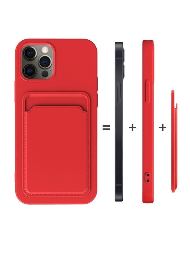 Zaboon Case For iPhone 12 mini TPU + Flannel Lining Shockproof Case with Card Slots For iPhone 12 Mini - Image 4