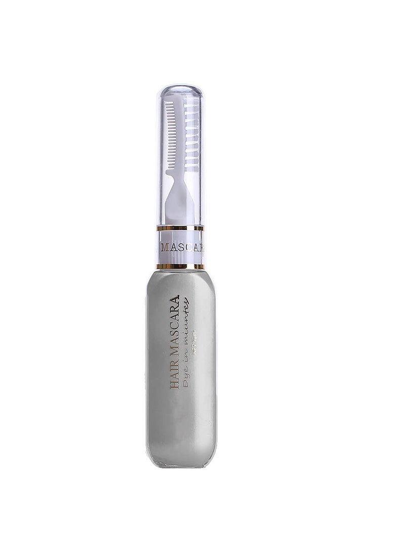 Liasun - Temporary Hair Mascara Washable Temporary Hair Color Chalk Hair Dye Stick Nontoxic Instant DyeSilver gray - Image 1