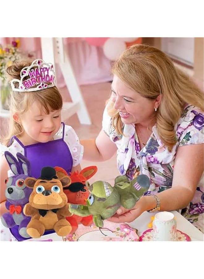 4Pcs Nights Freddy's Plush - Cartoon Game Stuffed Animal Plush Pillow Room Decoration for Fans Kids Boys and Girls (4Pcs)  - Image 3