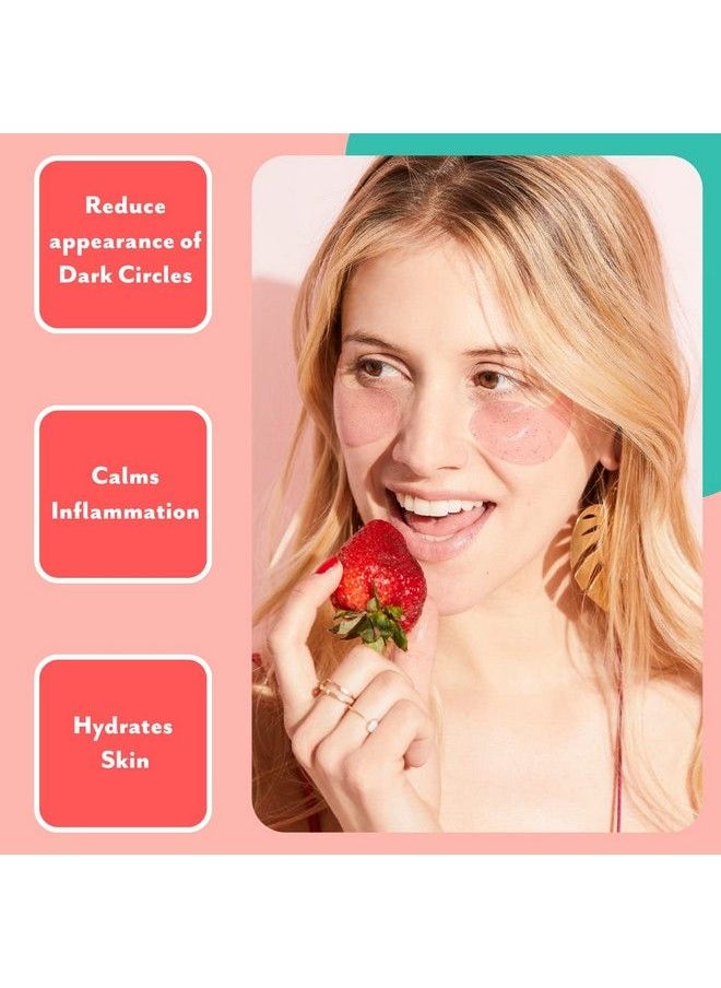Patchology Serve Chilled Rosé Eye Gels Eye Patches For Puffy Eyes & Dark Circles Gel Eye Patches Under Eye Mask W/Hyaluronic Acid Eye Treatment Products & Mini Beauty Products (15 Pairs/Jar)  - Image 3
