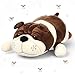 Vertintong 236 Soft Dog Plush Huggable Stuffed Animal Pillow for Kids Birthday Gift Brown Cuddle Puppy Toy for Sleep Support Washable Bedtime Companion for Boys Girls - Image 2