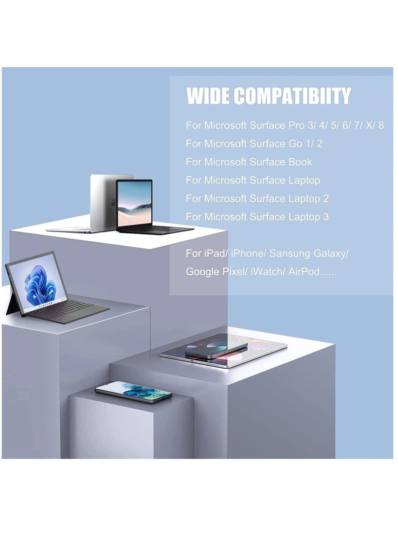 Ntech Surface Tablet Charger Adapter for Microsoft Surface Pro 3/4/5/6/2017/Surface Go & Surface Book Windows Surface Laptop Charger(44W 15V 2.58A) - Image 2