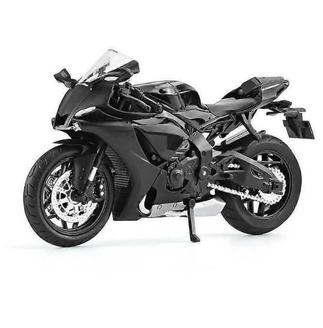 Miniature Sports Motorcycle Model, Black