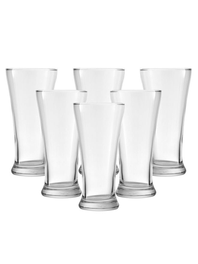OCEAN 6-Piece Beer Pilsner Glass Set 340ml - Image 1