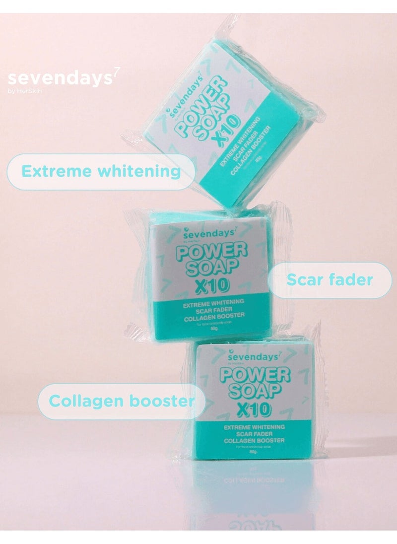 Her Skin SevenDays Power Soap for Face & Body, 80g  - Image 5
