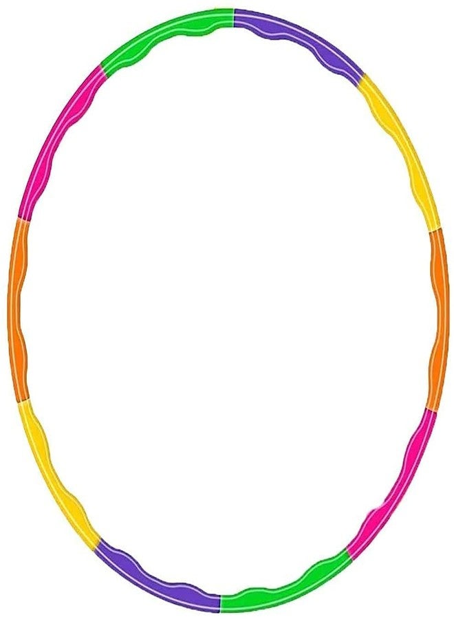 Ixora Hula Hoop Toys, Detachable and Adjustable Fitness Exercise Ring Toys for Kids, pet Training Skill Development Ideal Indoor and Outdoor Gymnastics Toys for Boys and Girls (Big) (Big) - Image 1