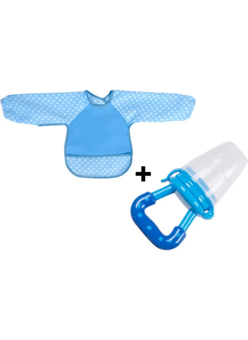 Sevi Bebe Sevi Baby Feeding Set (Sleeved Bib + Fruit Pacifier)