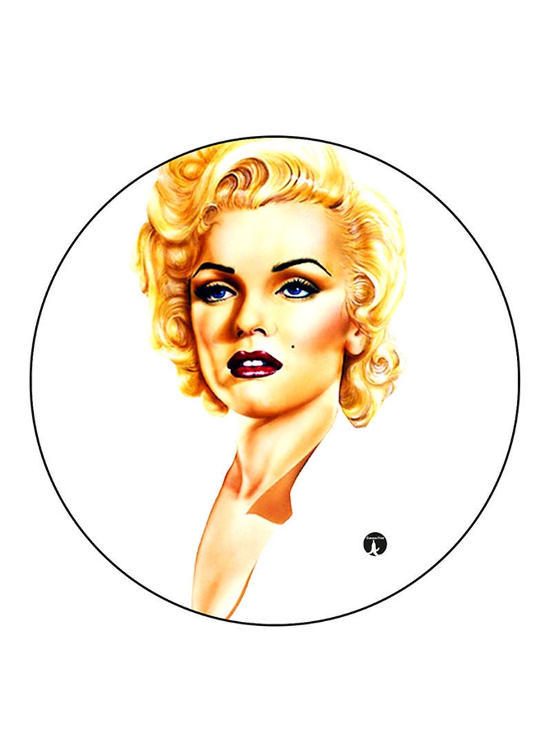 RKN Woman Printed Fridge Magnet  Round  Multicolour - Image 2