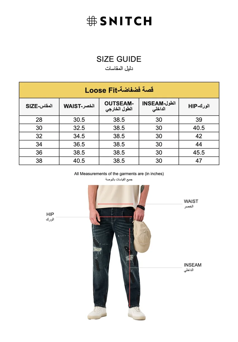 SNITCH Patch-Work Distressed Jeans