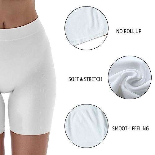 MELERIO Women's Slip Shorts, Comfortable Boyshorts Panties, Anti-chafing Spandex Shorts for Under Dress - Image 4