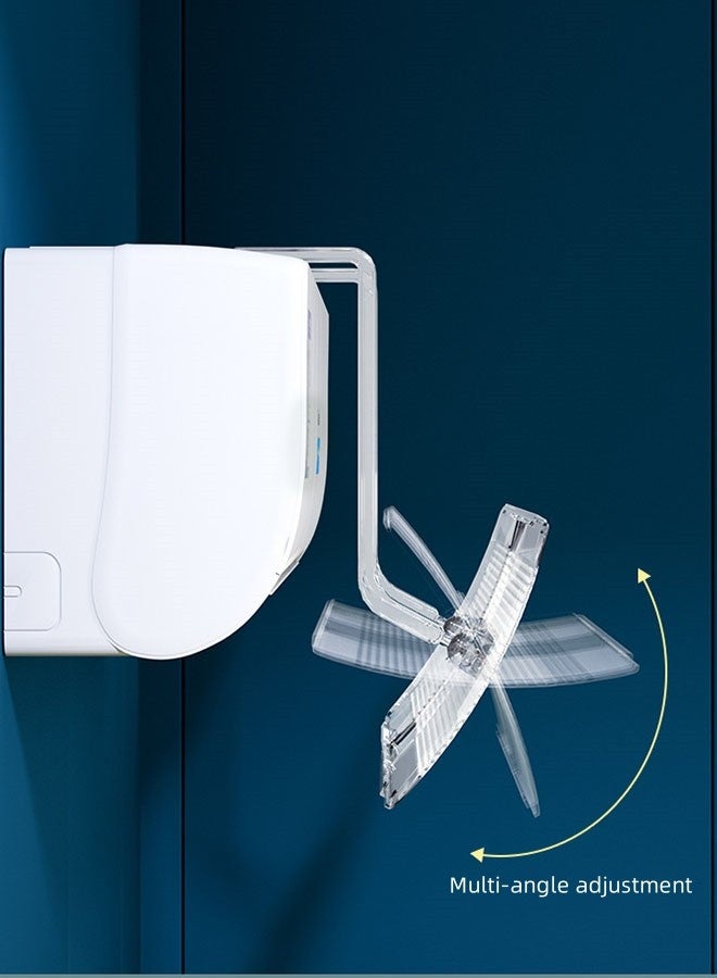 JCB CHIC Air Conditioner Deflector Air Conditioning Wind Shield, Split Ac Adjustable Flow Deflector Preventing Ac From Blowing Directly, Easy Installation Without Punching For Wall, Adjustable Size To Fit All Types And Sizes Of Air Conditioners(PET05) - Image 3