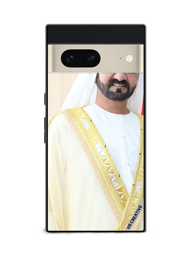 VR CREATIVE Protective Case Cover For Google Pixel 7 Sheikh Mohammed Bin Rashid Al Maktoum Design Multicolour - Image 1