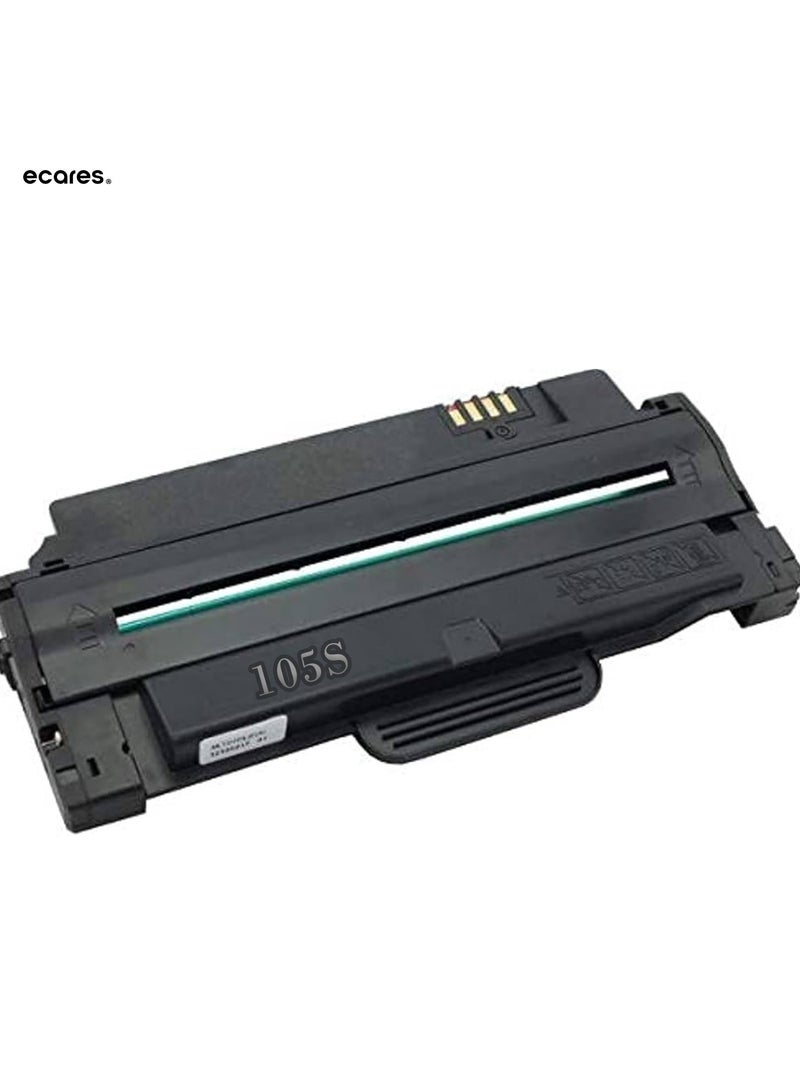 ECARES® Toner Cartridge 105S Compatible for Samsung ML-1910, ML-1915, ML-1916K, ML-2525 Printers(BLACK) - Image 1