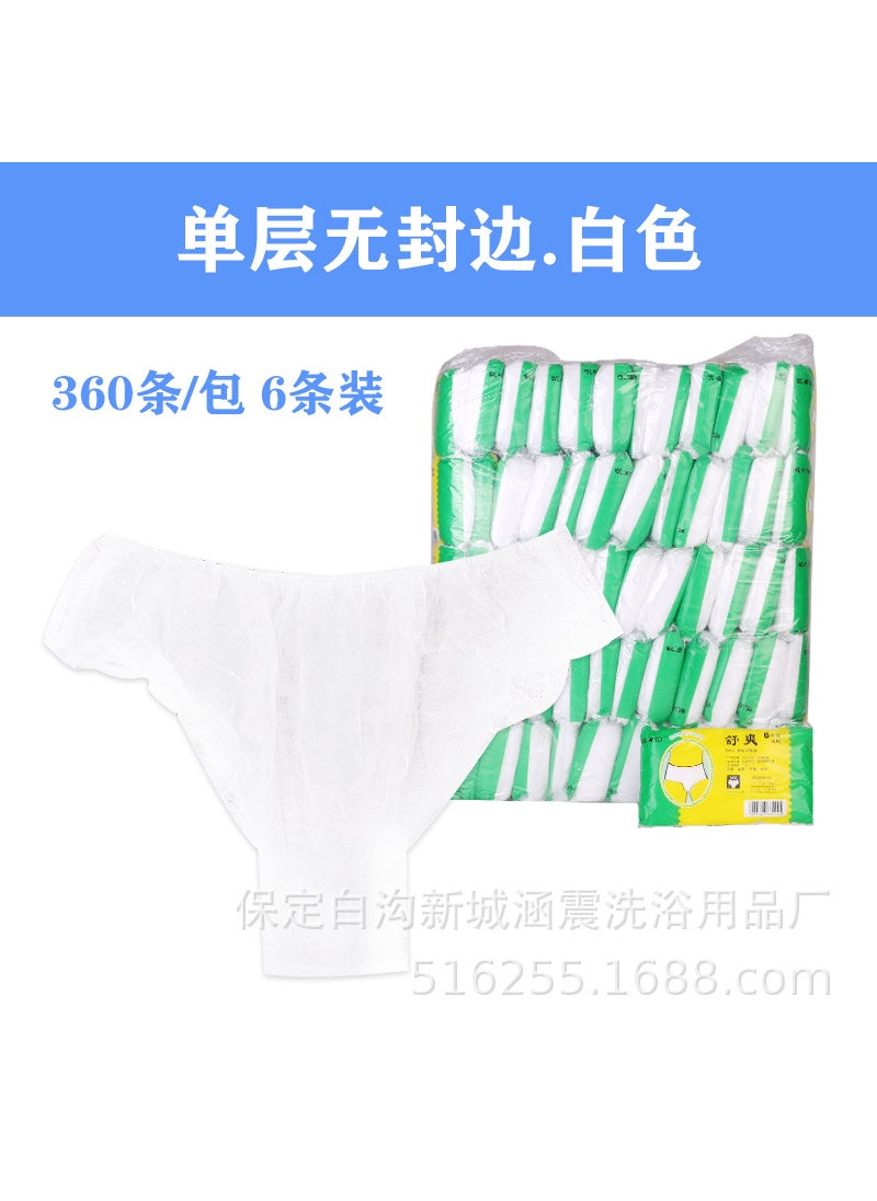 Generic Disposable Thick Spa Underwear for Travel Seamless edge single layer 6 pack 1 shot 1 