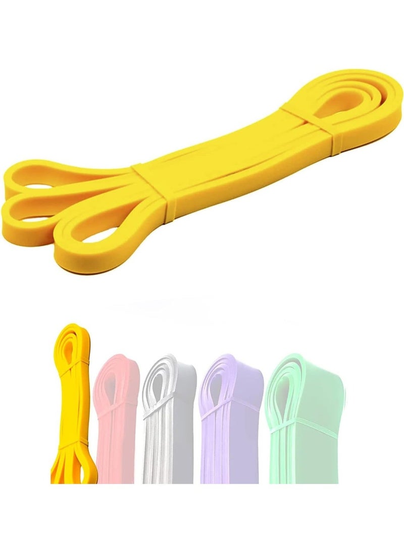 Powerband - Resistance Bands for Exercise - Elastic Band for Pull-ups, Fitness, and Strength Training - Yellow - Image 1