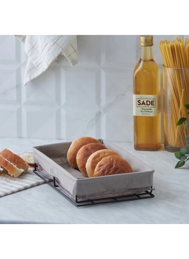 ebarza - Fable Grey Bread Basket Large 153.03.09.0037 - Image 1