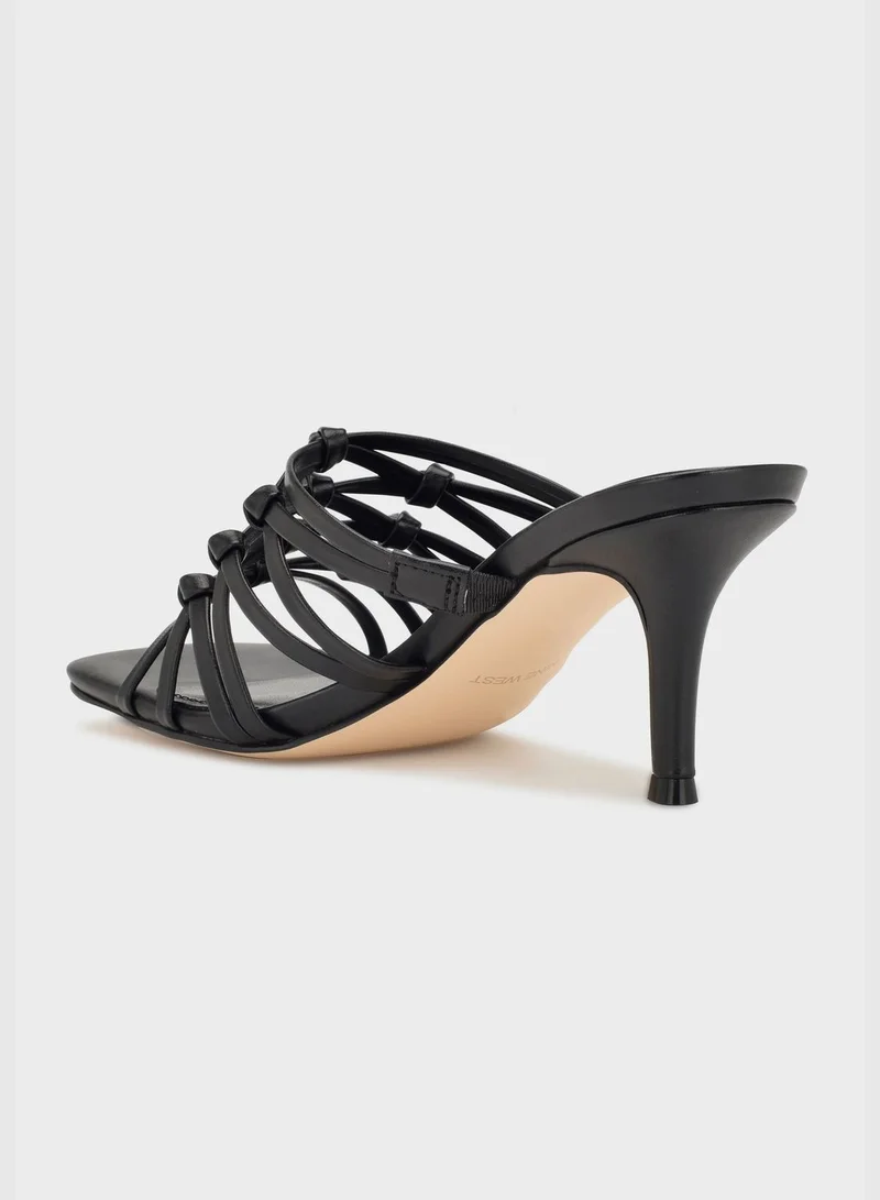 ناين ويست Wndias3 Mid-Heel Sandals