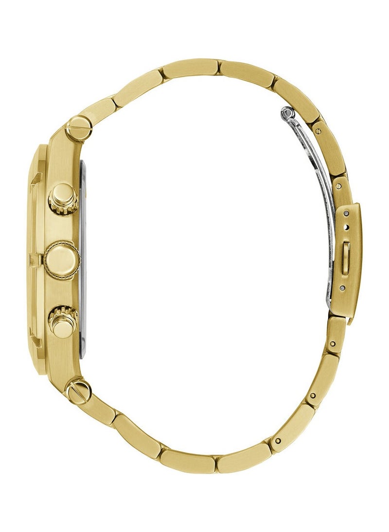 Guess Men's Gold Chronograph Stainless Steel Strap Watch GW0260G4 - Image 2