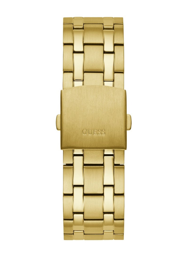 Guess Men's Gold Chronograph Stainless Steel Strap Watch GW0260G4 - Image 3