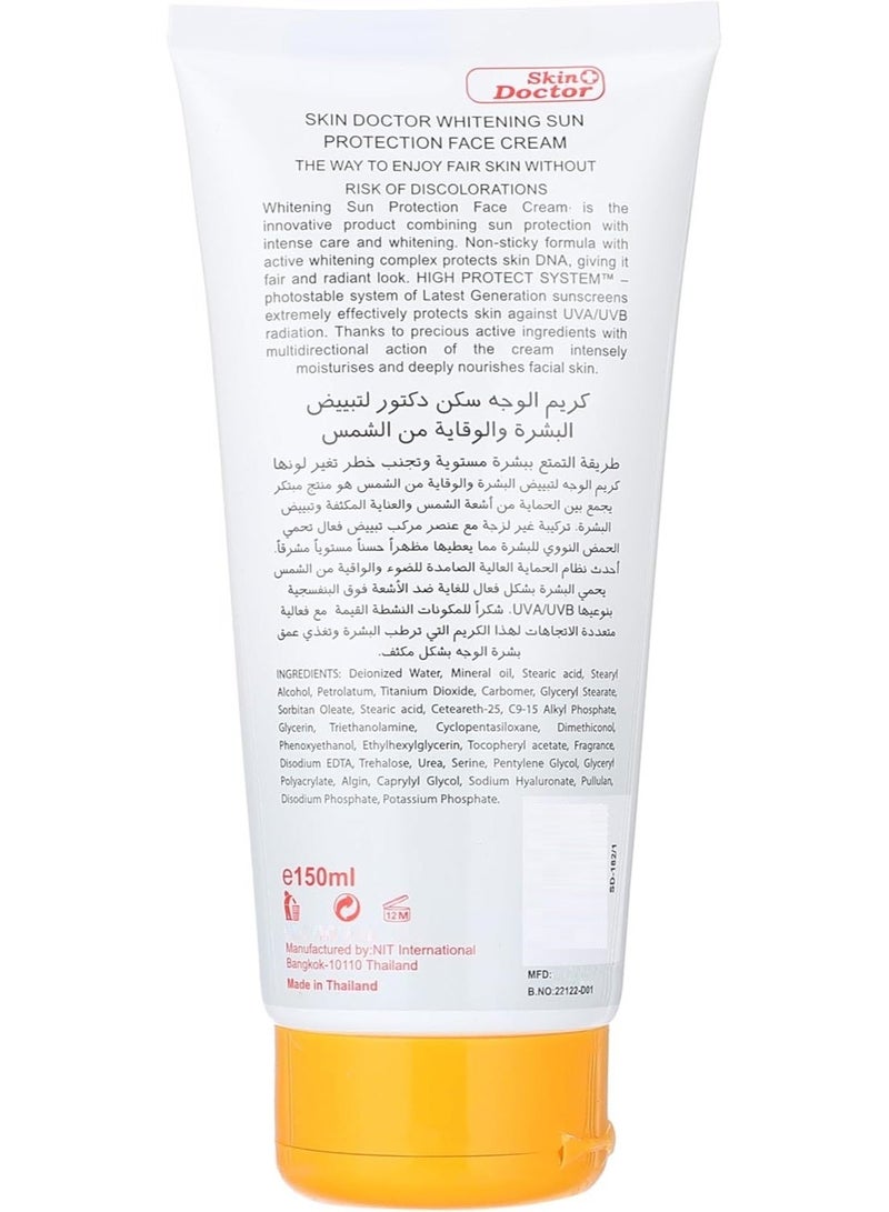 Skin Doctor Whitening Sun Protection Spf 60 Face Cream 150 ML - Image 3
