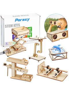 6 In 1 Stem Kits For Kids Age 8-10, Science Building Educational Experiment Projects 8-12, 3D Wooden Puzzles Crafts, Toys For Age 8-13, Gifts For Boys And Girls 6 7 8 9 10 11 12 13 Years Old - pzsku/Z0D0FA93DFD50B3774C17Z/45/_/1733730257/268bee9a-f03e-4322-817d-d1a163361adb