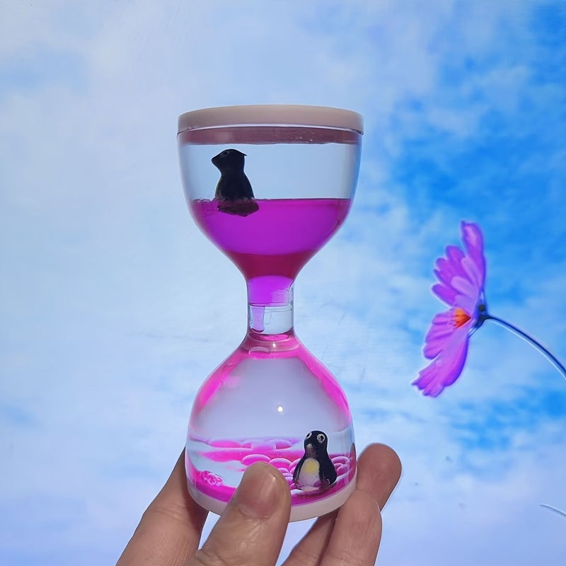 Sky Blue Ocean Animal Hourglass Timer Decorative Desktop Gift For Christmas Thanksgiving Birthday - Image 3