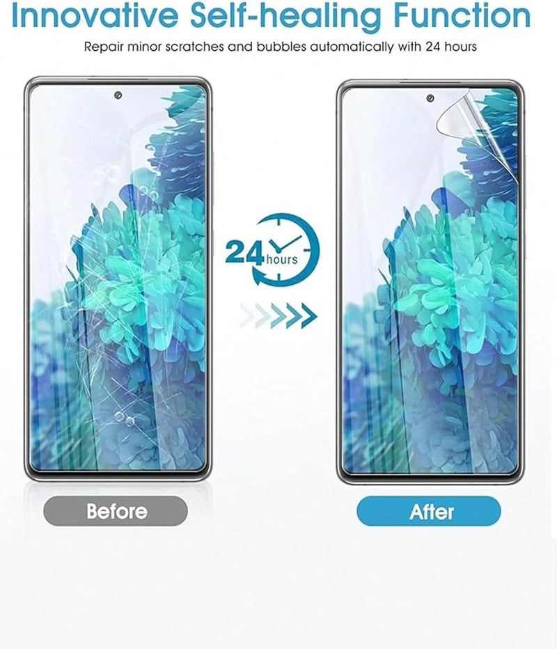 HuHa [ 2 PACK ] Protector For Honor 7C Clear Hydrogel Screen Protector Film – Anti Scratch, Full Coverage, Self-Healing, Ultra-Thin, HD Clarity For Honor 7C - Image 3