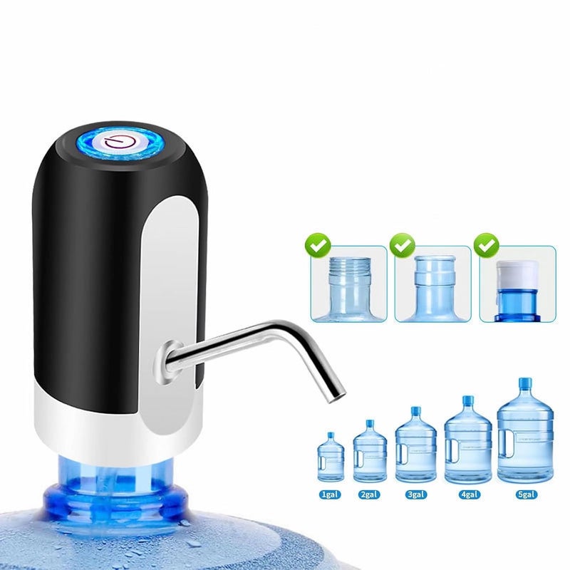 Dkriva Automatic Water Dispenser Pump for 20 Litre Water Bottle Can with Portable USB Charging Cable 1 pcs - Image 3