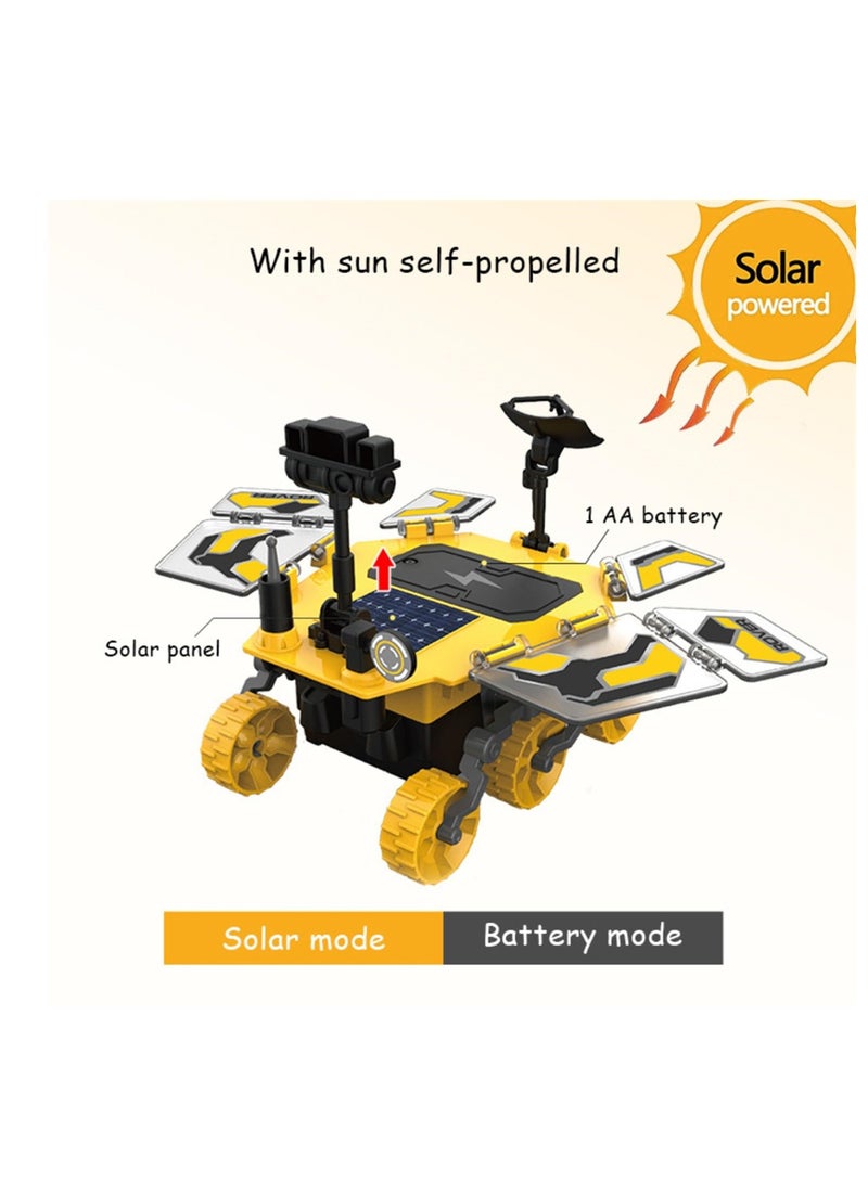 SYOSI Solar Powered Rover Kit for Kids, DIY Educational Science Robot Assembly Kit, Solar Powered Building Set for Ages 8 to 12, Ideal Gift for Boys, Girls, Students, Teens - Image 3