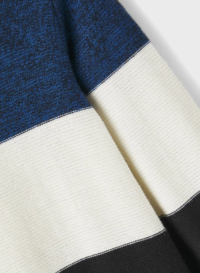 NAME IT Kids Color Block Sweater