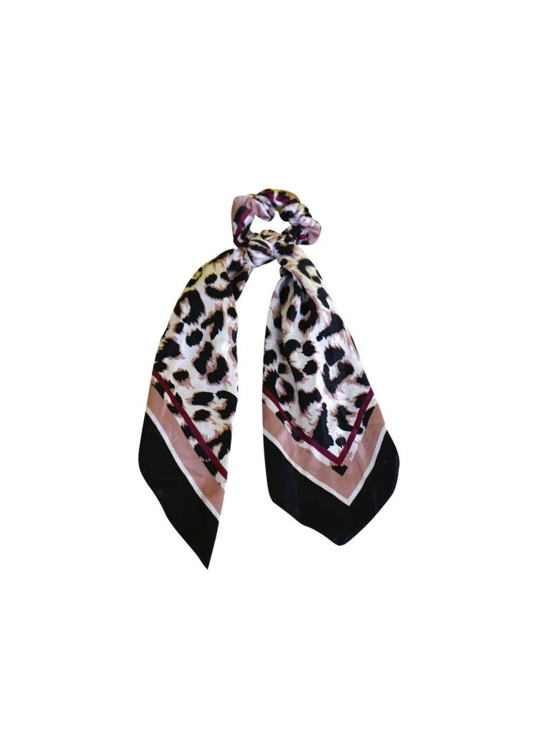 Alissa 1-Piece Ribbon Bow Scrunchies Hair Bands Scarf - Image 1