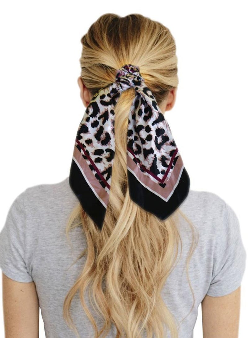 Alissa 1-Piece Ribbon Bow Scrunchies Hair Bands Scarf - Image 3
