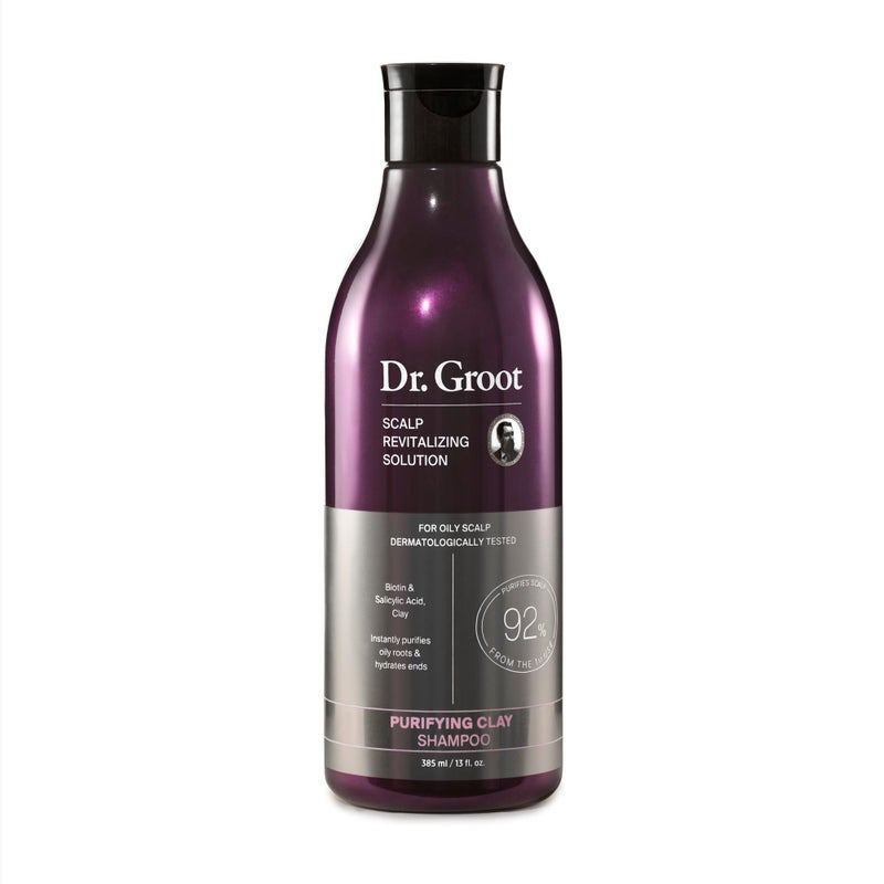 Dr.Groot Dr. Groot Purifying Clay Shampoo, Korean Hair Care for Oily Scalp, Biotin, Rosemary Oil and Salicylic Acid, Purify Roots, Hydrate Dry Ends, Purifying Clay Wash, Kbeauty Scalp Revitalizing Solution - Image 1