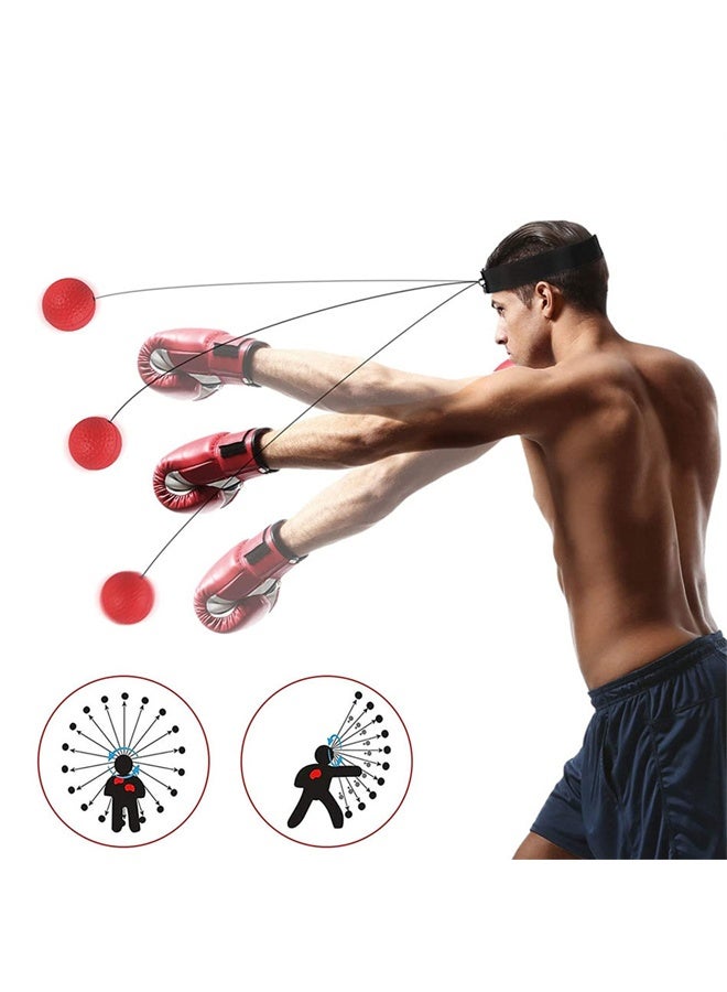 HOMESTAR Boxing Reflex Ball, Boxing Training Ball, Mma Speed Training Suitable for Adult, Kids, Best Boxing Equipment for, Hand Eye Coordination and Fitness - Image 2