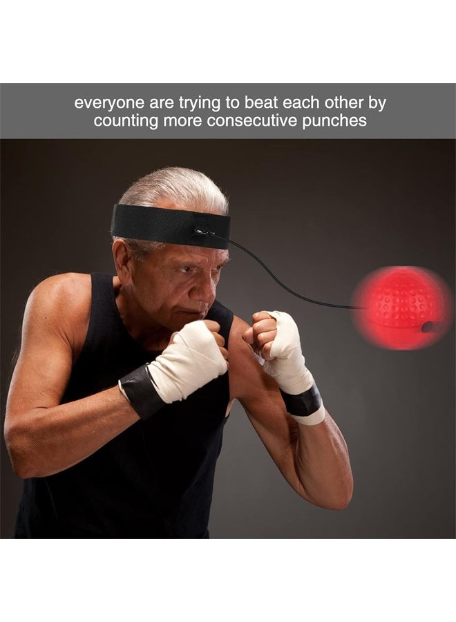 HOMESTAR Boxing Reflex Ball, Boxing Training Ball, Mma Speed Training Suitable for Adult, Kids, Best Boxing Equipment for, Hand Eye Coordination and Fitness - Image 4